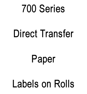 700 Series – Paper Labels on Rolls